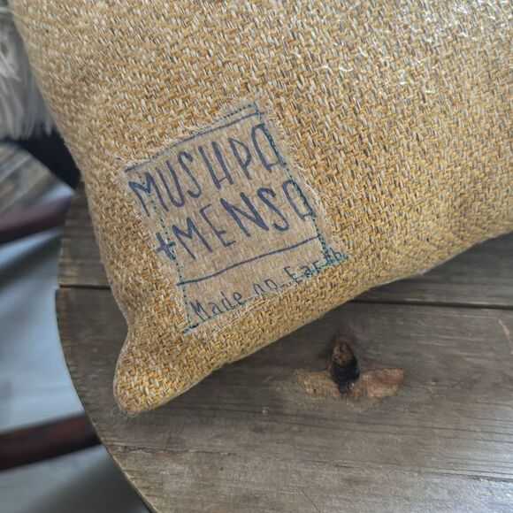 NC State of Mind Tarheel Brews Handmade Throw Pillow Jute - Picture 5 of 5